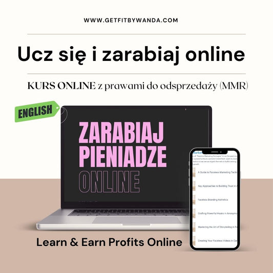 Zarabiaj Pieniądze Online Kurs (PL) Learn & Earn Profits Online MAX.